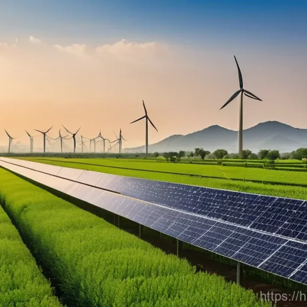 환경 기술 혁신 - **Prompt 1: The Dawn of Clean Energy in India**
    "A breathtaking panoramic view of a modern, eco-...