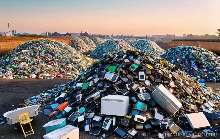 자원 순환 경제 - **Prompt 1: From Waste to Wonder: A Circular Transformation**
    *   **Description**: A split image...